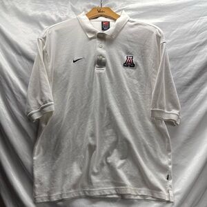 Team Nike Arizona Wildcats XL DRI-FIT White polo